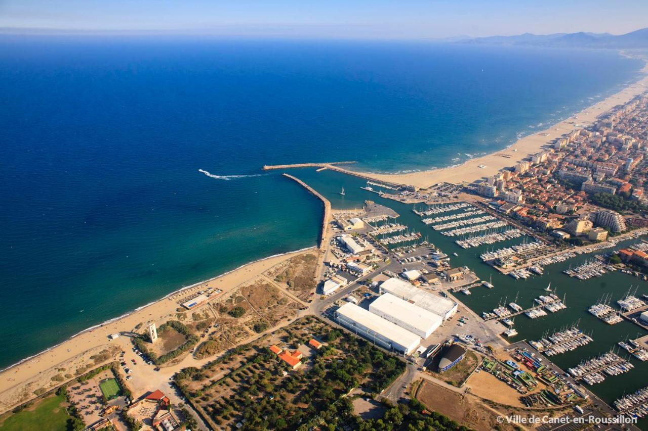 "Mediterranee" Salon Vue Mer Au Coeur De La Ville 10M De La Plage Canet-en-Roussillon Exteriör bild