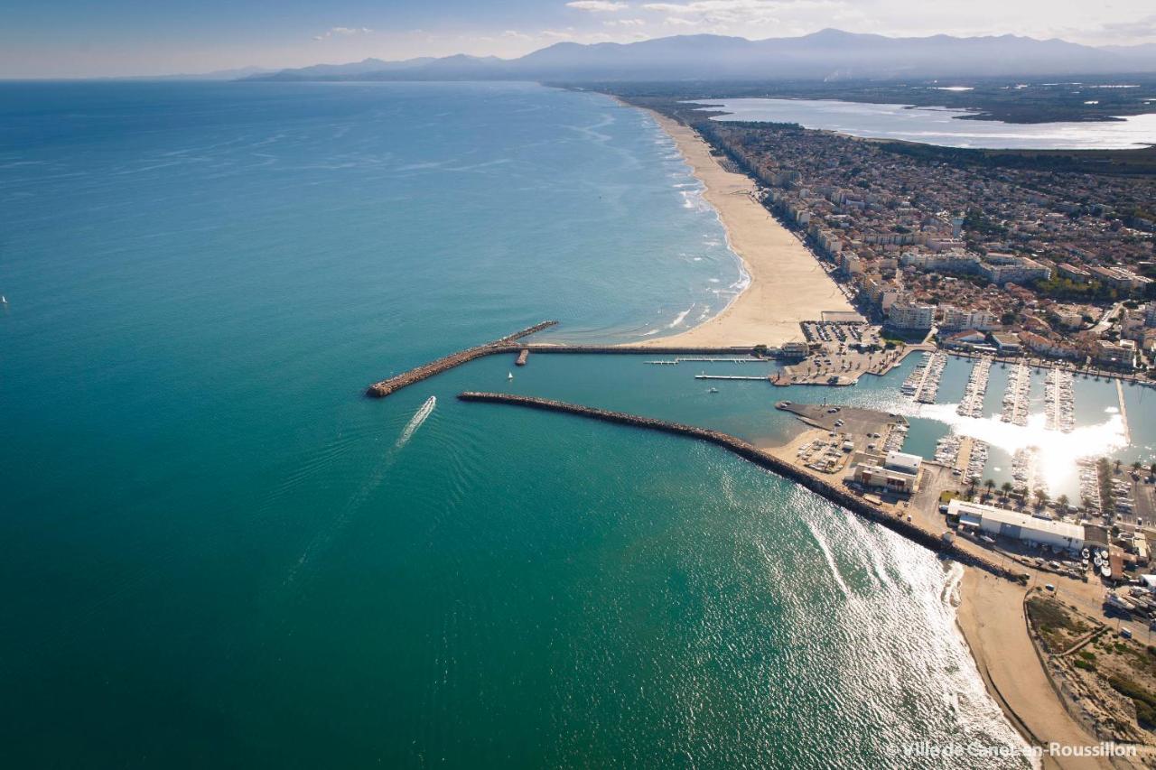 "Mediterranee" Salon Vue Mer Au Coeur De La Ville 10M De La Plage Canet-en-Roussillon Exteriör bild